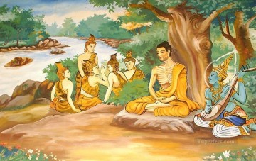 宗教的 Painting - ゴータマ菩薩仏教